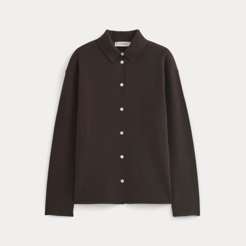 Everlane Cashmere Button-Up Shirt